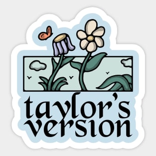 Taylor's version flower Sticker